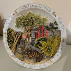 The Tale of Peter Rabbit and Benjamin Bunny Collector Plate